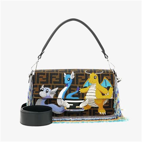 fendi leather dragonite|fendi dragonite bag.